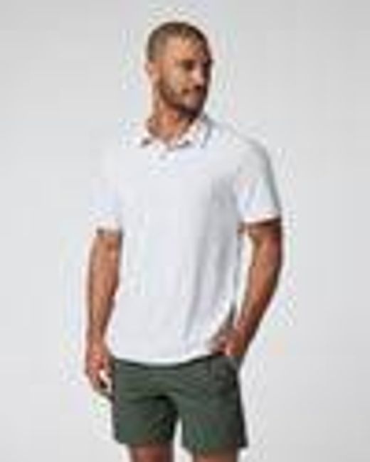 Gamepoint Polo | Men's Frost Grey Tennis Polo | Vuori