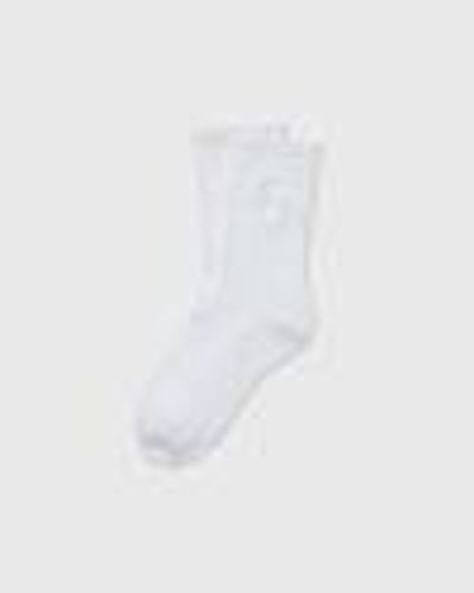 Half Crew Sock 2.0 | White Performance Socks | Vuori