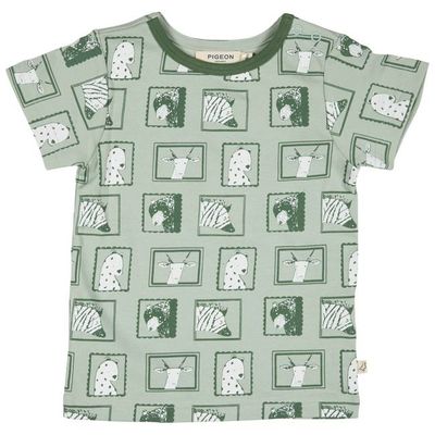 Short Sleeve T-Shirt - Portraits On Green