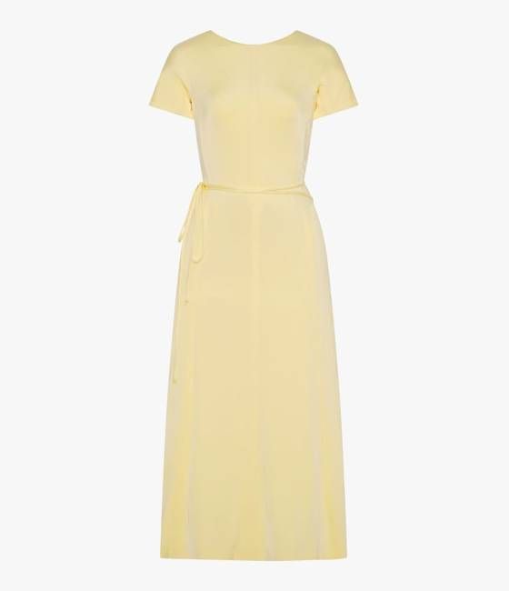 Fluid Wrap Dress | Honeysuckle
