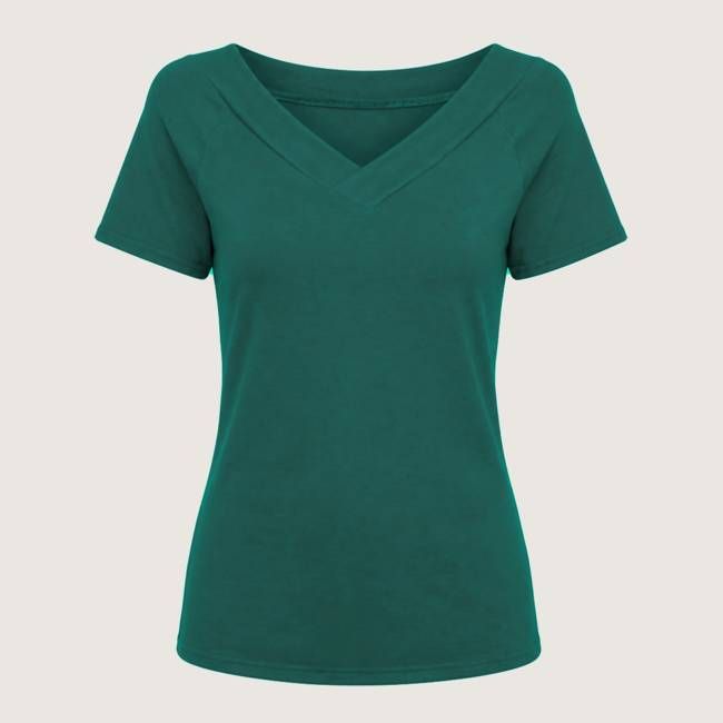 Bio T-Shirt Due smaragd (grün)