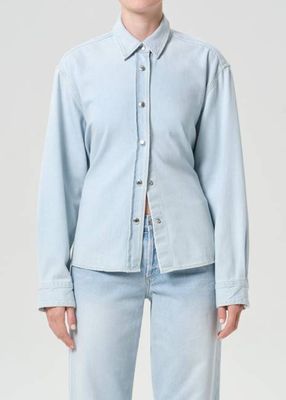 Theo Shirt (Weightless) in Link