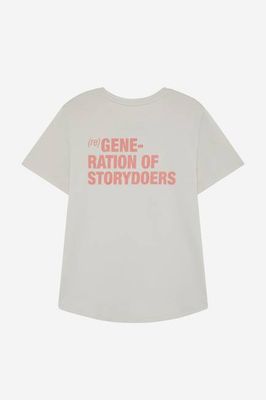 T-SHIRT REGENERATION GRAY AND PINK