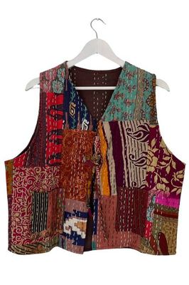 NEU! Vintage Patchwork Stories Weste Nr. 4