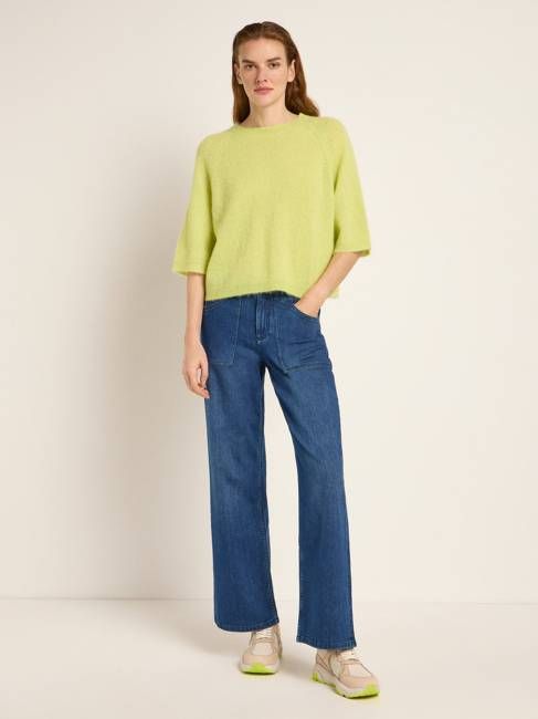 knitted shirt made of alpaca wool