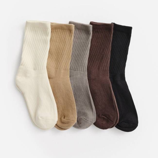 Organic Cotton Sock 5 Pack