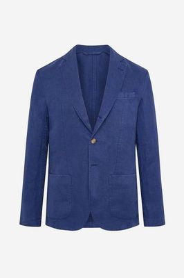 BLUE HEMP RAMA BLAZER