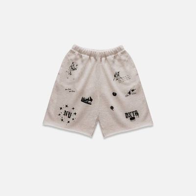NY Sketch Oat Marl Shorts