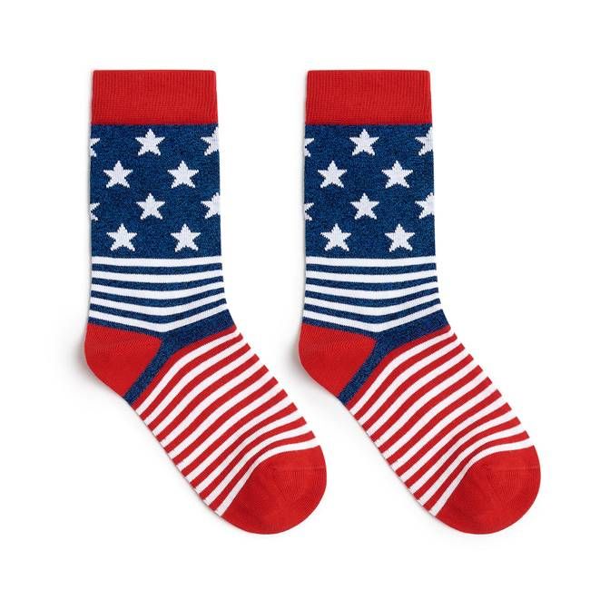 Great British Children's Socks - American Stars & Stripes