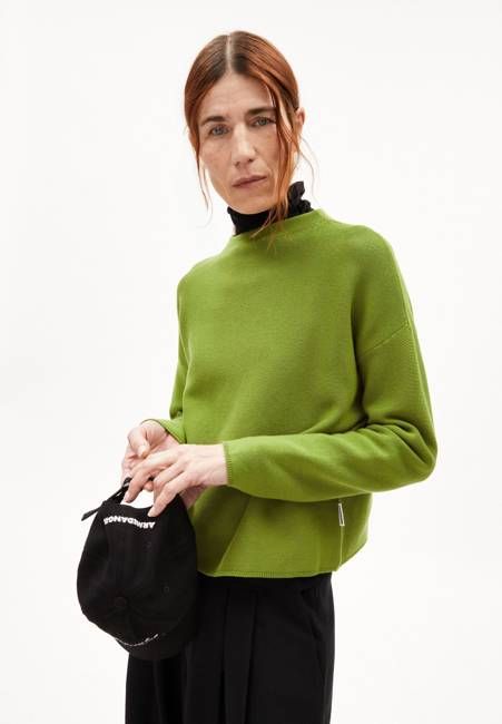 MERINAA LINKS LINKS SWEATER | dark moss