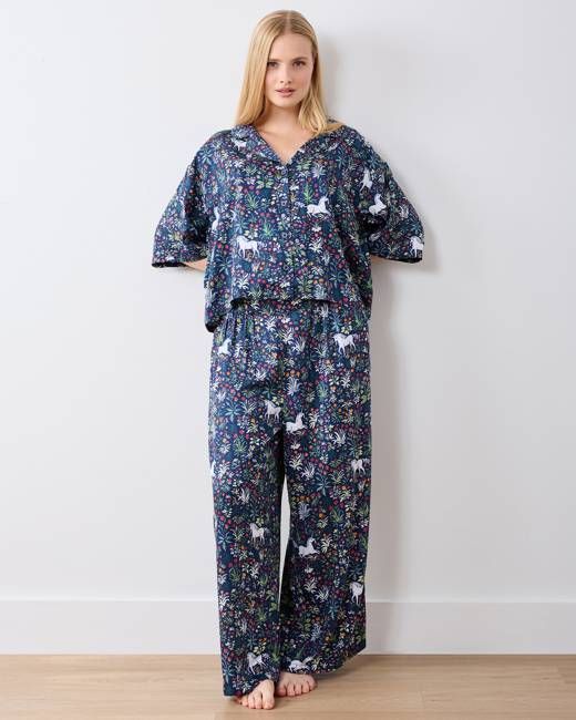 Unicorn's Garden - Original Fit Tall Eco Satin Wildest Dreams Set - Indigo