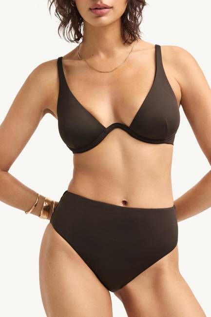 Maisie Underwire Top - Deep Earth EcoLux