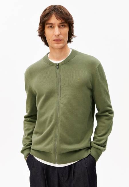 AGAAMON KNIT JACKET | fatigue green