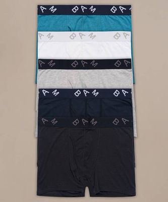 Regular Fitted Air Bamboo Boxers - 5 Pack