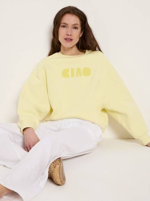 Statement sweatshirt (GOTS)