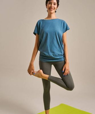 Kurzärmliges Flowtop