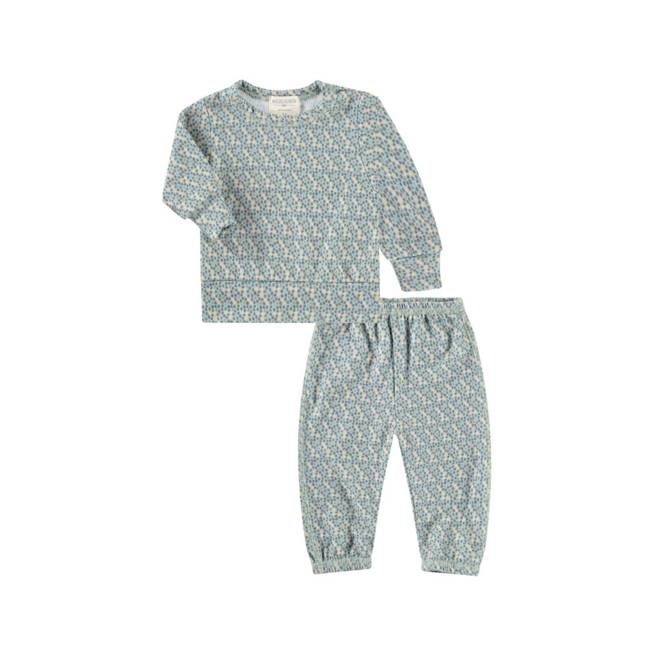 Brushed Hacci PolkaDot Pullover and Pant Set