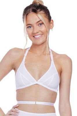ASTER mesh halter neck bra