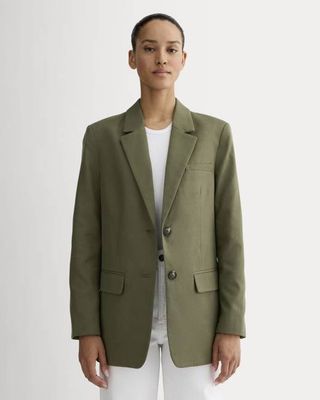 The Oversized Blazer in Buttersmooth | Kalamata