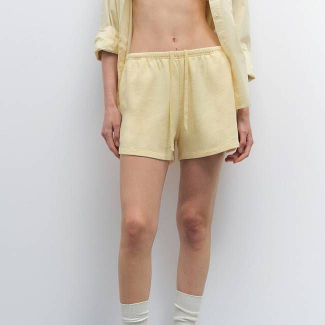 Organic Lightweight Terry Track Shorts