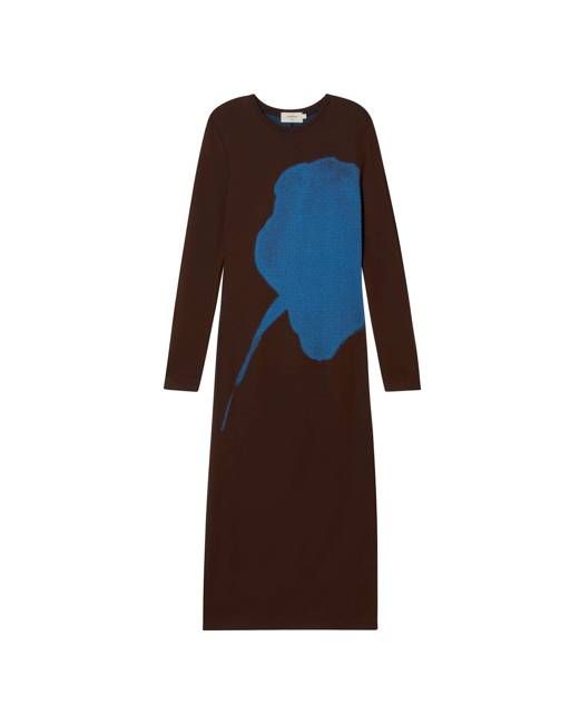 Brown flower Helen dress