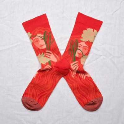 Bonne Maison Red Face Sock