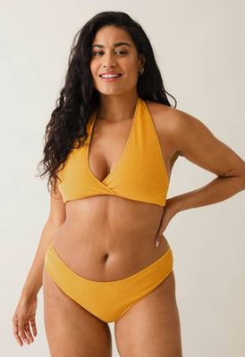 Terrycloth beach bikini - Sunflower