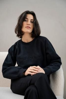 Sweatshirt schwarz