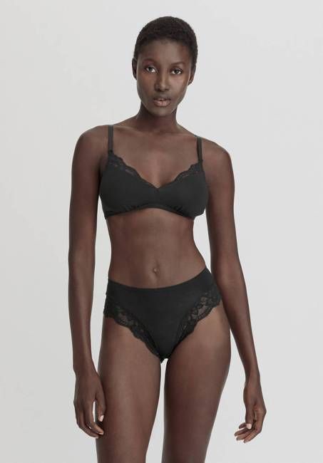 Soft bra with lace made from TENCEL™ Modal