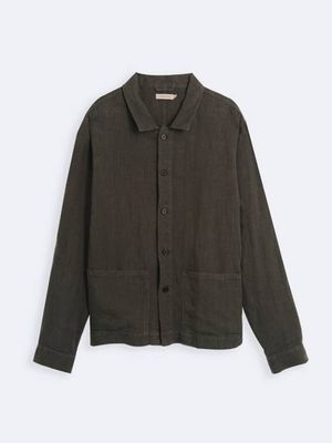 Overshirt Linen Ilha Moss