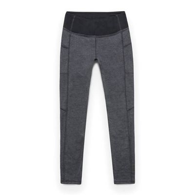 The Harper Legging in Indigo Melange Fleece