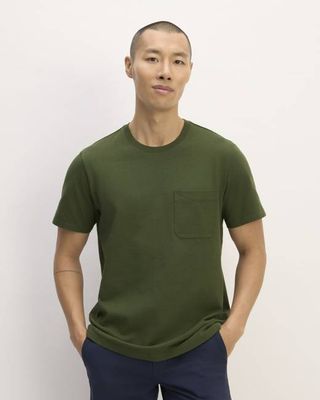 The Premium-Weight Pocket Tee | Uniform | Deep Moss Green