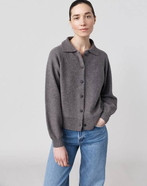 The Gentle Cardigan - Noisette