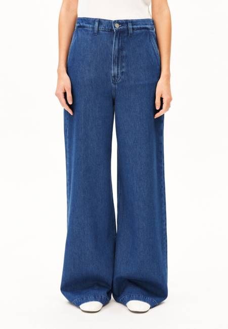 WIDE LEG DENIM PANTS