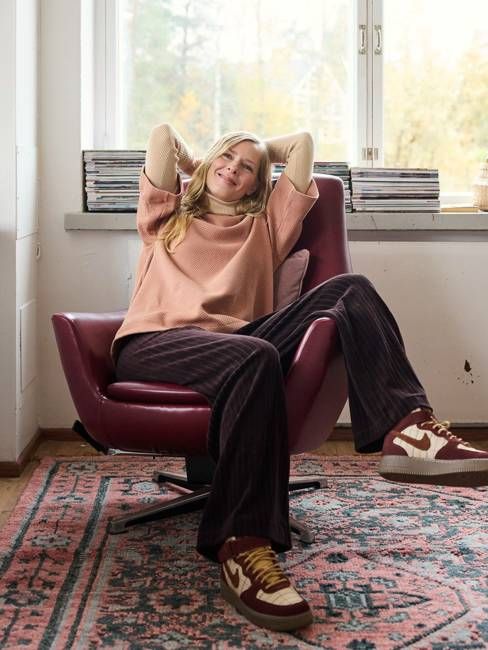 Mainio Velour Pants, Dark Brown