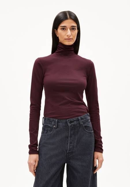 GRAZILIANAA SOFT LONGSLEEVE| dark cranberry