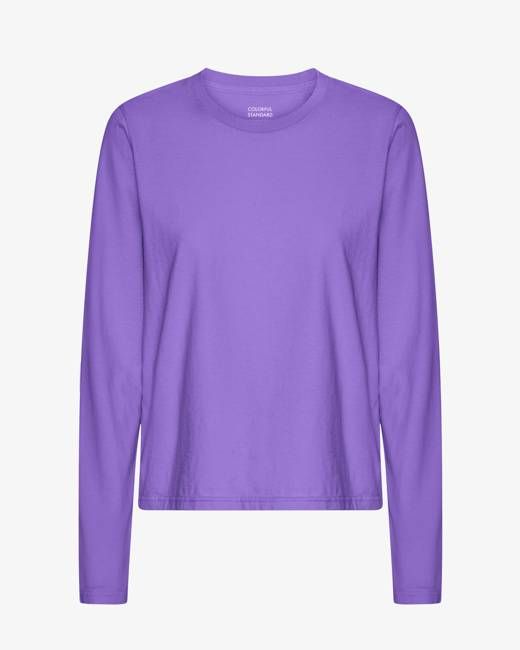 Women Organic LS T-Shirt - Ultra Violet