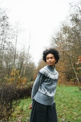 Hawthorne Recycled Wool Knitted Jumper in Sky Blue
