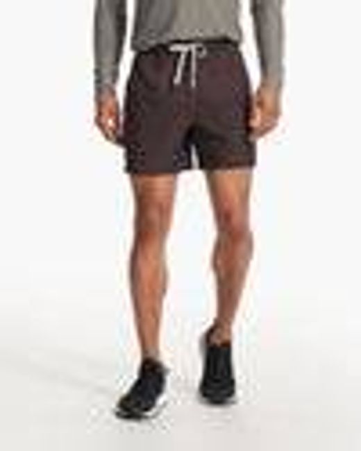 Kore Short Lined 5" | Men's Mahogany Stripe Athletic Shorts | Vuori