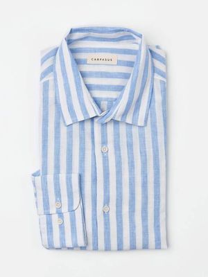 Linen Shirt Ascona Blue