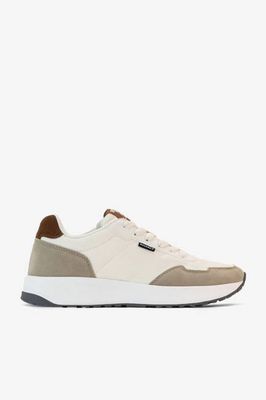 BEIGE SUACE TRAINERS