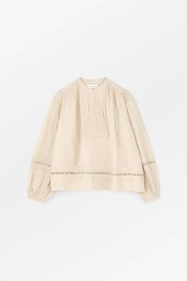 Leaf shirt - Antique beige
