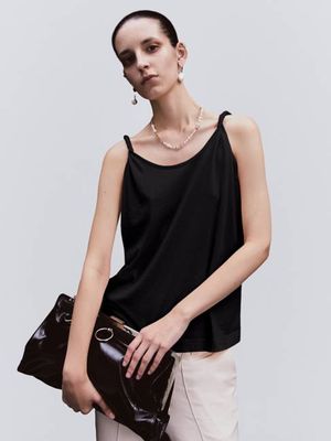 Ixia Twist Tank in Black