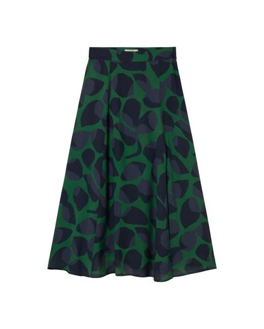 Midi Leaf Ecovero Tora skirt