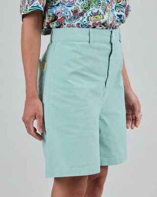 High Waist Shorts Green