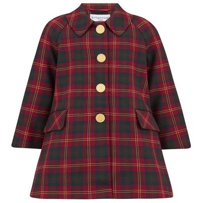 [Re:Coat] Islington Girls Coat - Classic Tartan (4-5Y, 9-10Y)
