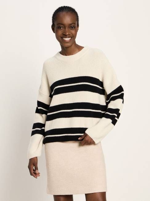 Streifenpullover (GOTS)