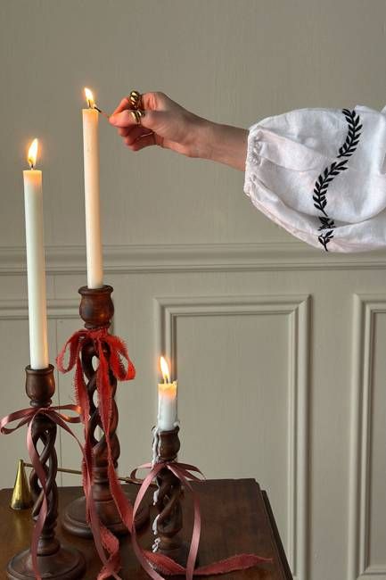 Folk Maxi Dress - White Dove Embroidery