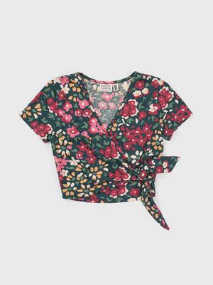 Wrap Crop Top | Wildflowers