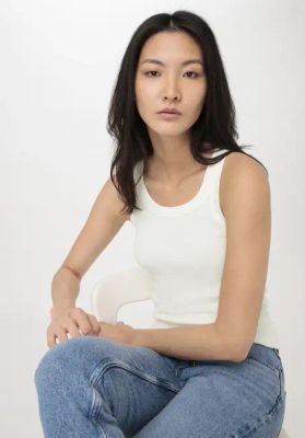 Rib Top Slim aus Bio-Baumwolle